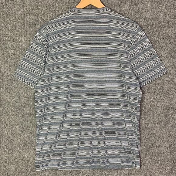 NEW Liverpool Los Angeles‎ Short Sleeve Striped Henley T-Shirt SZ M - Picture 2 of 7